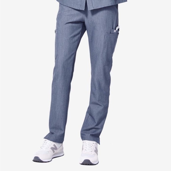 Figs Women's Straight Leg Pants - Blue - Picture 2 of 7